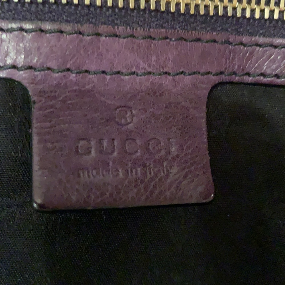 Gucci Eggplant Purse - Picture 9 of 16